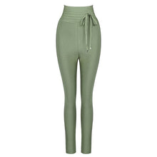 Cargar imagen en el visor de la galería, Casual Elastic High Waist Tie Trousers
