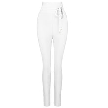 Cargar imagen en el visor de la galería, Casual Elastic High Waist Tie Trousers
