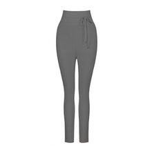 Cargar imagen en el visor de la galería, Casual Elastic High Waist Tie Trousers