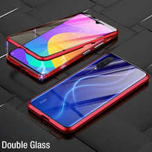 将图片加载到图库查看器,Double Sided Magnetic Metal Case For Samsung Galaxy S20 S10 S9 S8 Plus Note 10 Pro 8 9 A51 A71 A50 A70 A10 A20 A30 Glass cover