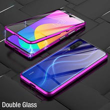 将图片加载到图库查看器,Double Sided Magnetic Metal Case For Samsung Galaxy S20 S10 S9 S8 Plus Note 10 Pro 8 9 A51 A71 A50 A70 A10 A20 A30 Glass cover