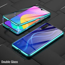 将图片加载到图库查看器,Double Sided Magnetic Metal Case For Samsung Galaxy S20 S10 S9 S8 Plus Note 10 Pro 8 9 A51 A71 A50 A70 A10 A20 A30 Glass cover