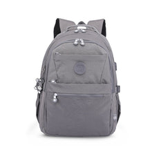 将图片加载到图库查看器,TEGAOTE Large Capacity School Backpacks for Teenage Girls Student Usb Charge Bag korea Nylon Travel Bagpack Kid Black 2020