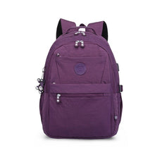 将图片加载到图库查看器,TEGAOTE Large Capacity School Backpacks for Teenage Girls Student Usb Charge Bag korea Nylon Travel Bagpack Kid Black 2020