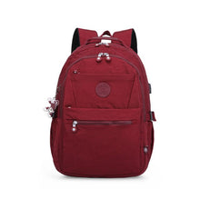 将图片加载到图库查看器,TEGAOTE Large Capacity School Backpacks for Teenage Girls Student Usb Charge Bag korea Nylon Travel Bagpack Kid Black 2020