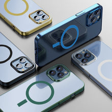 Load image into Gallery viewer, Mgnetic Case For iPhone 12 Pro Magsafe Charger Protective Case For iPhone 12 Pro Max Mini Wireless Charger Transparent Thin Capa