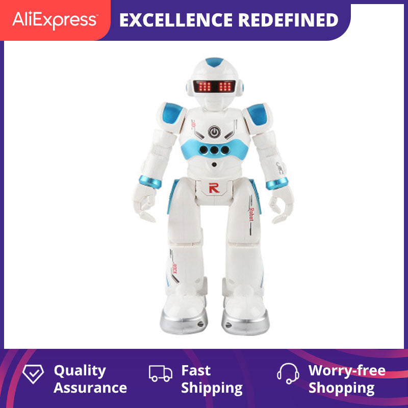 Remote Control Robot Multi-function USB Charging Children's Toy RC Robot Will Sing Dance Action Figure Gesture Sensor Robot