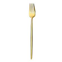 Load image into Gallery viewer, Gold Chopstick Spoon Knife Fork Sets