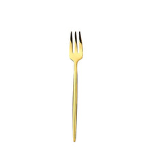 Load image into Gallery viewer, Gold Chopstick Spoon Knife Fork Sets