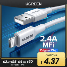 Charger l'image dans la galerie, Ugreen MFi USB Cable for iPhone 12