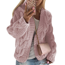 Cargar imagen en el visor de la galería, Autumn Winter Sweater Women's European American Canada Thick Thread