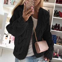 Cargar imagen en el visor de la galería, Autumn Winter Sweater Women's European American Canada Thick Thread