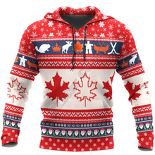 Load image into Gallery viewer, Canada Maple Leaf Unisex 3D Printed Women Men Christmas Sweater &amp; Hoodies
