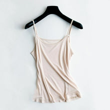 Load image into Gallery viewer, Real silk lingerie undershirt women