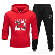 Charger l'image dans la galerie, Unisex Jordan 23 Tracksuit Sweatshirt Men & Women Tracksuit Fleece Hoodie Sweater & Pants Jogging Homme Pullover 3XL Sporting Suit