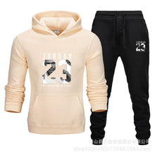Charger l'image dans la galerie, Unisex Jordan 23 Tracksuit Sweatshirt Men & Women Tracksuit Fleece Hoodie Sweater & Pants Jogging Homme Pullover 3XL Sporting Suit