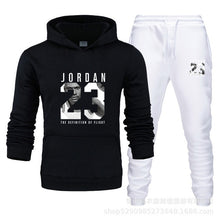 Charger l'image dans la galerie, Unisex Jordan 23 Tracksuit Sweatshirt Men & Women Tracksuit Fleece Hoodie Sweater & Pants Jogging Homme Pullover 3XL Sporting Suit