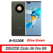 Load image into Gallery viewer, STOCK HUAWEI Mate 40 Pro 5G MobilePhone 6.76‘’ 90Hz OLED Kirin 9000 Octa Core 5nm crafts EMUI 11 Reverse Charge Wi-Fi 6+ NFC