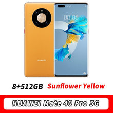 Load image into Gallery viewer, STOCK HUAWEI Mate 40 Pro 5G MobilePhone 6.76‘’ 90Hz OLED Kirin 9000 Octa Core 5nm crafts EMUI 11 Reverse Charge Wi-Fi 6+ NFC