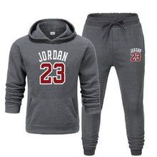 Charger l'image dans la galerie, Men's Jordan 23 Tracksuit Sweatshirt Suit Fleece Hoodie Sweater & Pants Jogging Homme Pullover 3XL Sporting Suit
