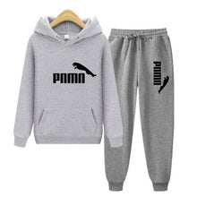 将图片加载到图库查看器,Unisex Hoodie & Pants Set Autumn Winter Men's and Women's Tracksuit Sportswear 2-piece Hoodie Sweater & Pants Jogging Fitness Sportswear