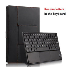 将图片加载到图库查看器,Tablet Funda Shell For Samsung Tab 2 10.1 inch GT P5100 P5110 P5113 Case Wireless Bluetooth Touch Keyboard Leather stand cover