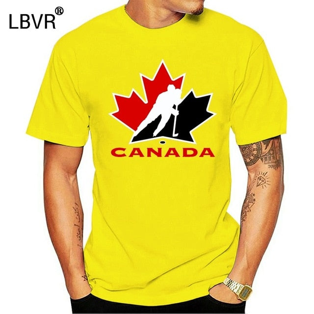 CANADA Ice Hockey Team T-Shirt Cotton Unisex Men Women
