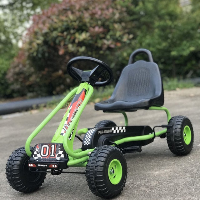 Children's Go-Kart Four-Wheel Bicycle Men and Women Baby Children Can Sit Sports Racing Fitness Children's Toy Car Children bike
