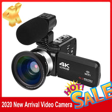Cargar imagen en el visor de la galería, KOMERY New Release Video Camcorder 4K WiFi 48MP Built-in Fill Light Touch Screen Vlogging For Youbute Recorder Digital Camera