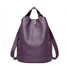 Load image into Gallery viewer, Beibaobao Women's Backpack Fashion Women's Schoolbag Leather Bag Women's Backpack