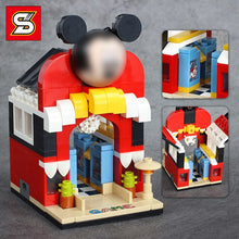 Charger l'image dans la galerie, 876 PCs Luxury Street View Building 4 Beach Appliance Shops Jewelry Shops Game Houses And Bars Compatible With LEGOinglys Bricks