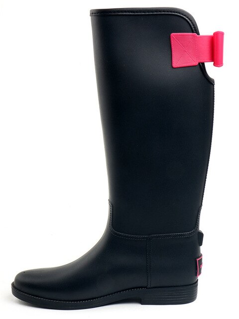 TONGPU Ladies Tall Rain Boots Fashion Style Hot Sale Comfortable Non-Slip Outsole Women Riding Boots 10-069