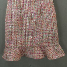 将图片加载到图库查看器,Khaki tweed jacket + sleeveless dress suit sequined fabric custom autumn / winter women's jacket ladies 2-piece dress suit