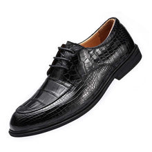 Load image into Gallery viewer, sanpijiang new  crocodile  Leather shoes  men  crocodile shoes  British  business  Casual shoes  male  fashion  Men's dress shoe