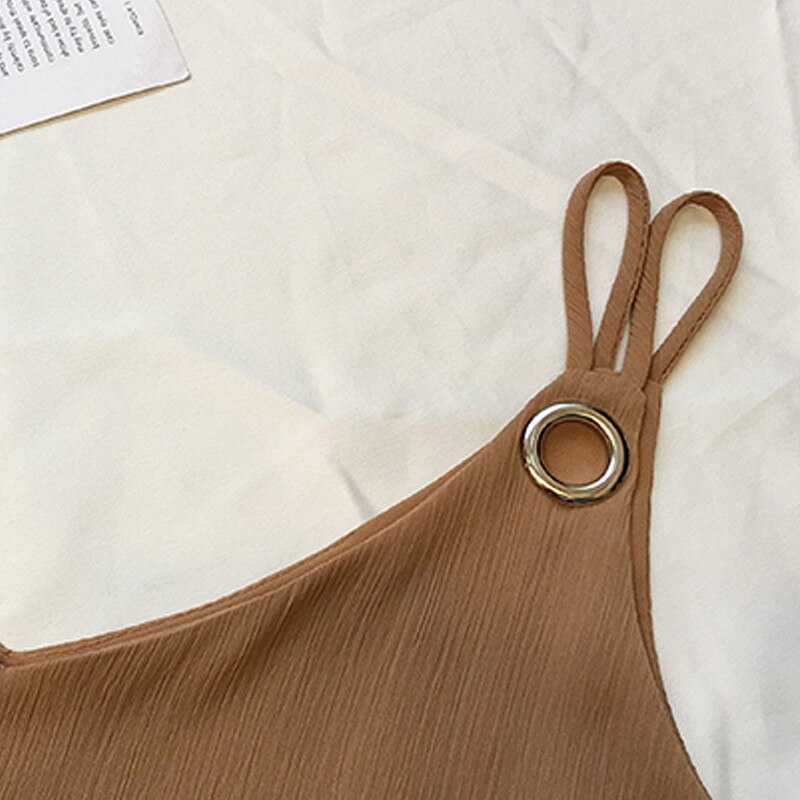summer chiffon women blouse shirt new 2018 fashion sleeveless sexy strap women's tops solid V neck plus size clothing