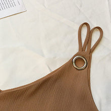 将图片加载到图库查看器,summer chiffon women blouse shirt new 2018 fashion sleeveless sexy strap women's tops solid V neck plus size clothing