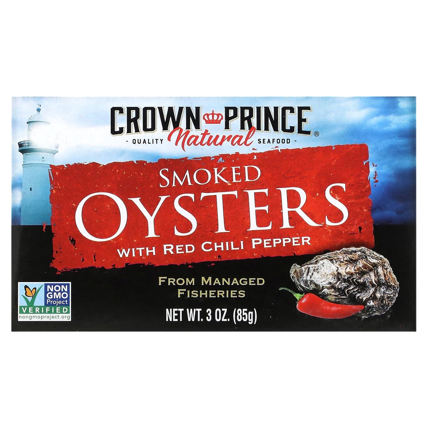 Crown Prince Oysters with Chli Pepper (18x3OZ)