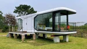 Capcule Houses, Prefab Houses 10ft × 40ft Luxury and Fully Furnished with Modern Design Technology, Your First Choice Your Smart Home.