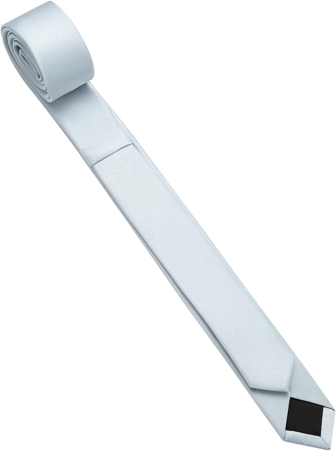 Men's Ties Solid Pure Color 1.58" (4CM) Plain Slim Necktie Skinny Ties