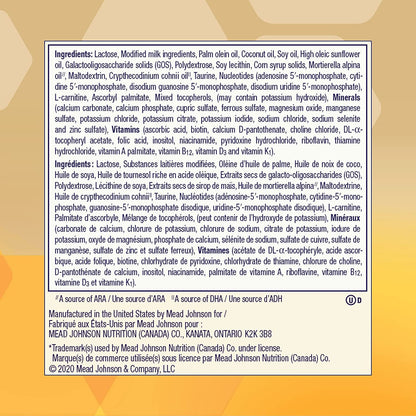 Enfamil A+, Baby Formula, Value Pack, Powder Refill, DHA (a type of Omega-3 fat) to help support brain development, Age 0-12 months, 99