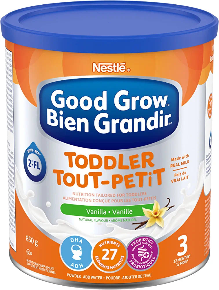 NESTLÉ GOOD GROW Stage 3 Nutritional Toddler Drink, 12+ months, Vanilla Flavour, 850 g