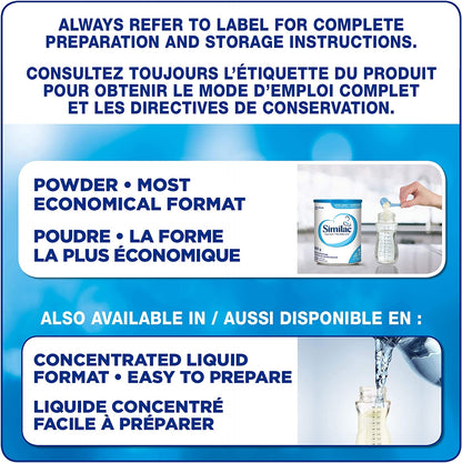 Similac Lower Iron Non-GMO Baby Formula, Powder, 850 g, 0+ Months