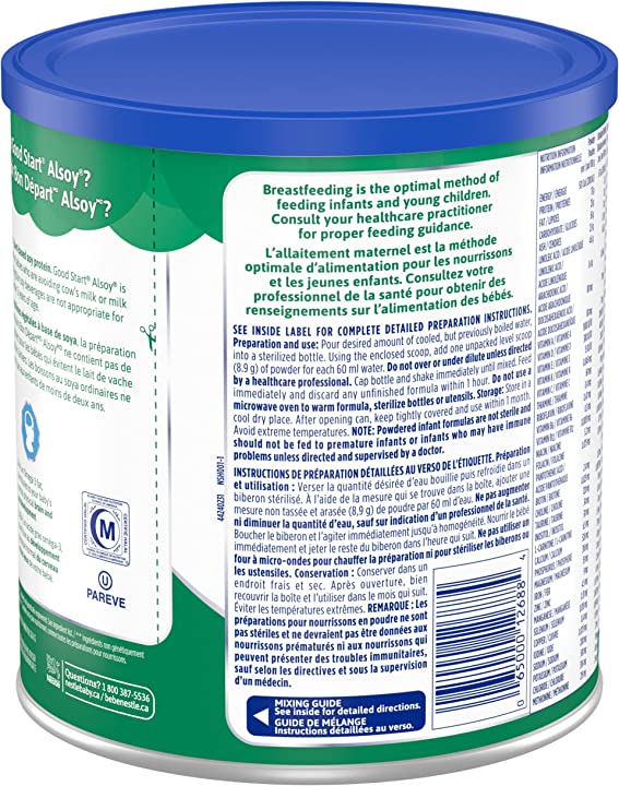 NESTLÉ GOOD START ALSOY Baby Formula Toddler Drink, 730 g