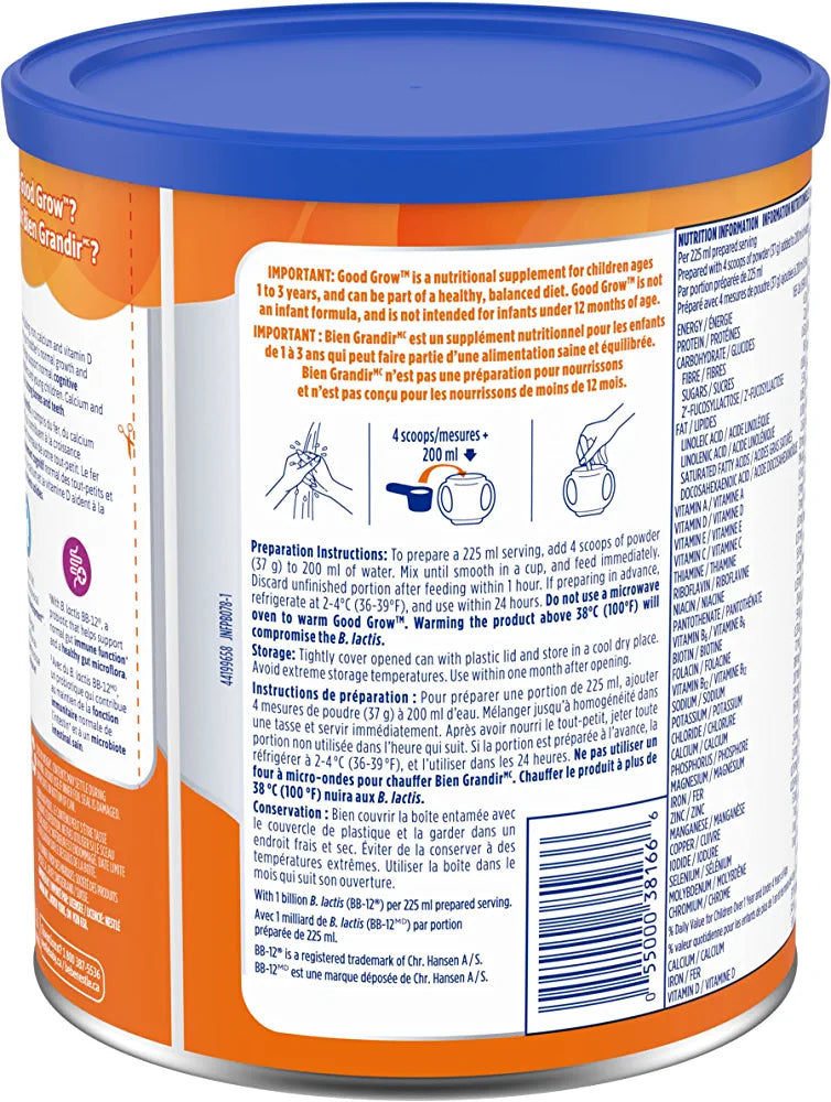 NESTLÉ GOOD GROW Stage 3 Nutritional Toddler Drink, 12+ months, Vanilla Flavour, 850 g