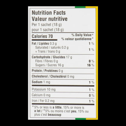 Cool Runnings Honey Ginger Instant Herbal Tea, 360g 20 Sachets