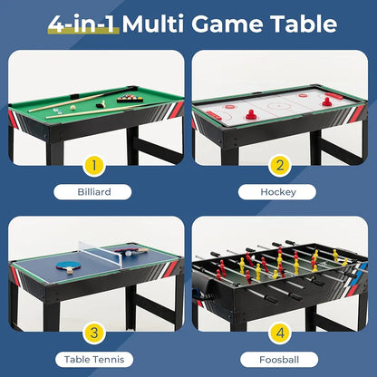 4-in-1 Combination Game Table
