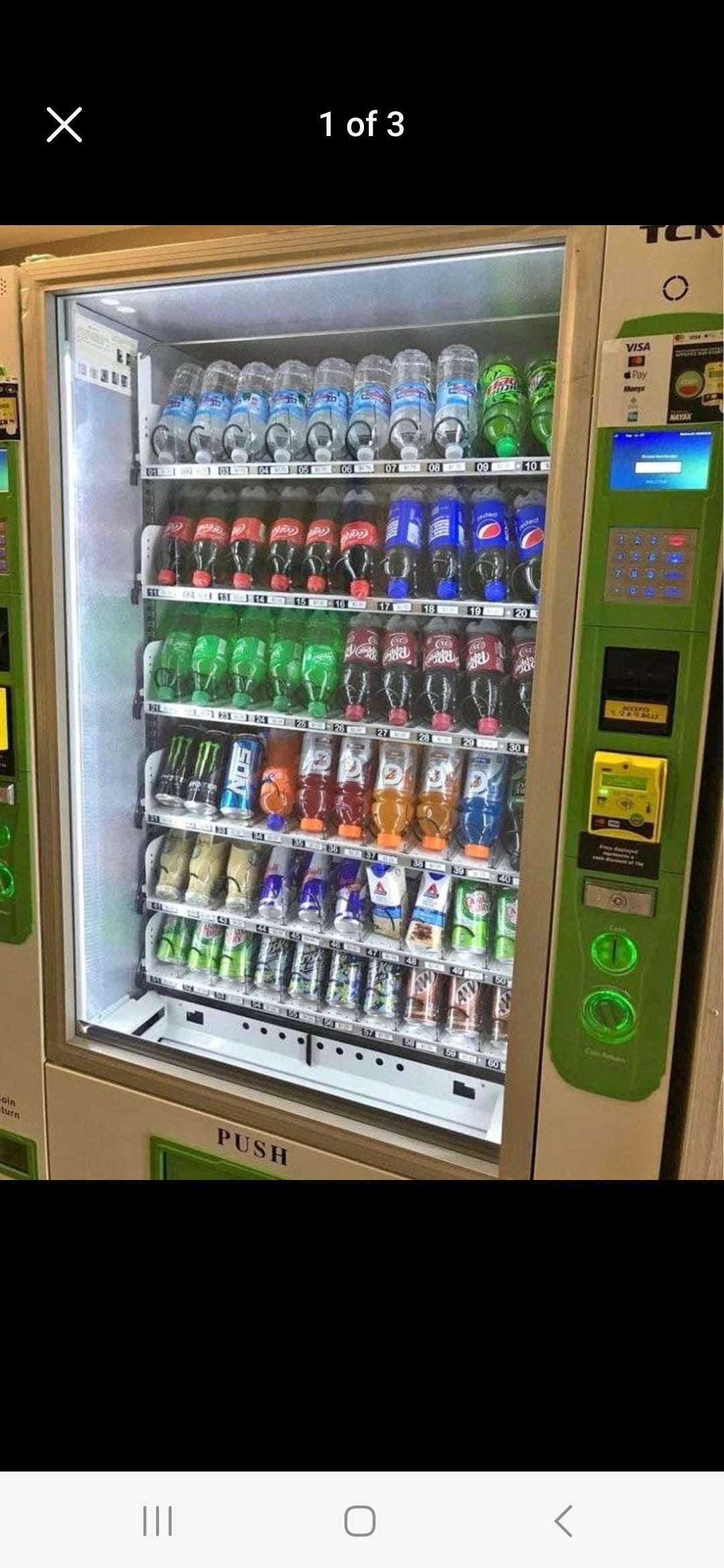 AMS Refrigerated Combo Vending Machine