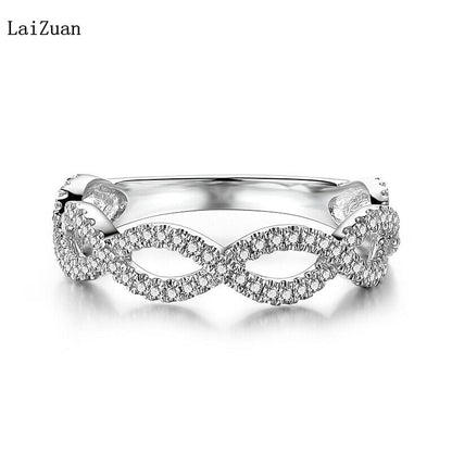 0.33CT Natural Diamond Sterling Silver X Cross Ring Graduation& Anniversary Band
