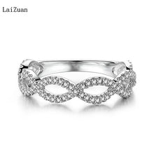 Load image into Gallery viewer, 0.33CT Natural Diamond Sterling Silver X Cross Ring Graduation&amp; Anniversary Band
