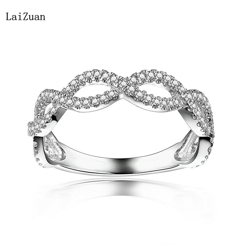 0.33CT Natural Diamond Sterling Silver X Cross Ring Graduation& Anniversary Band